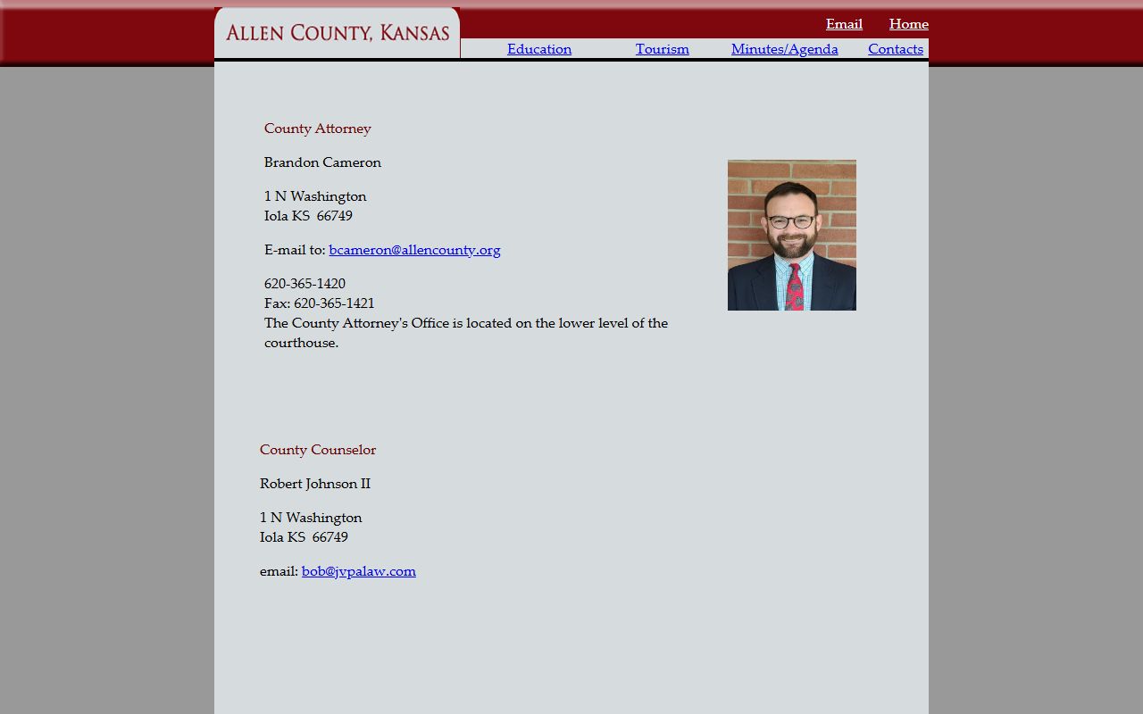 Allen County court records after jail arrest county attorney page
