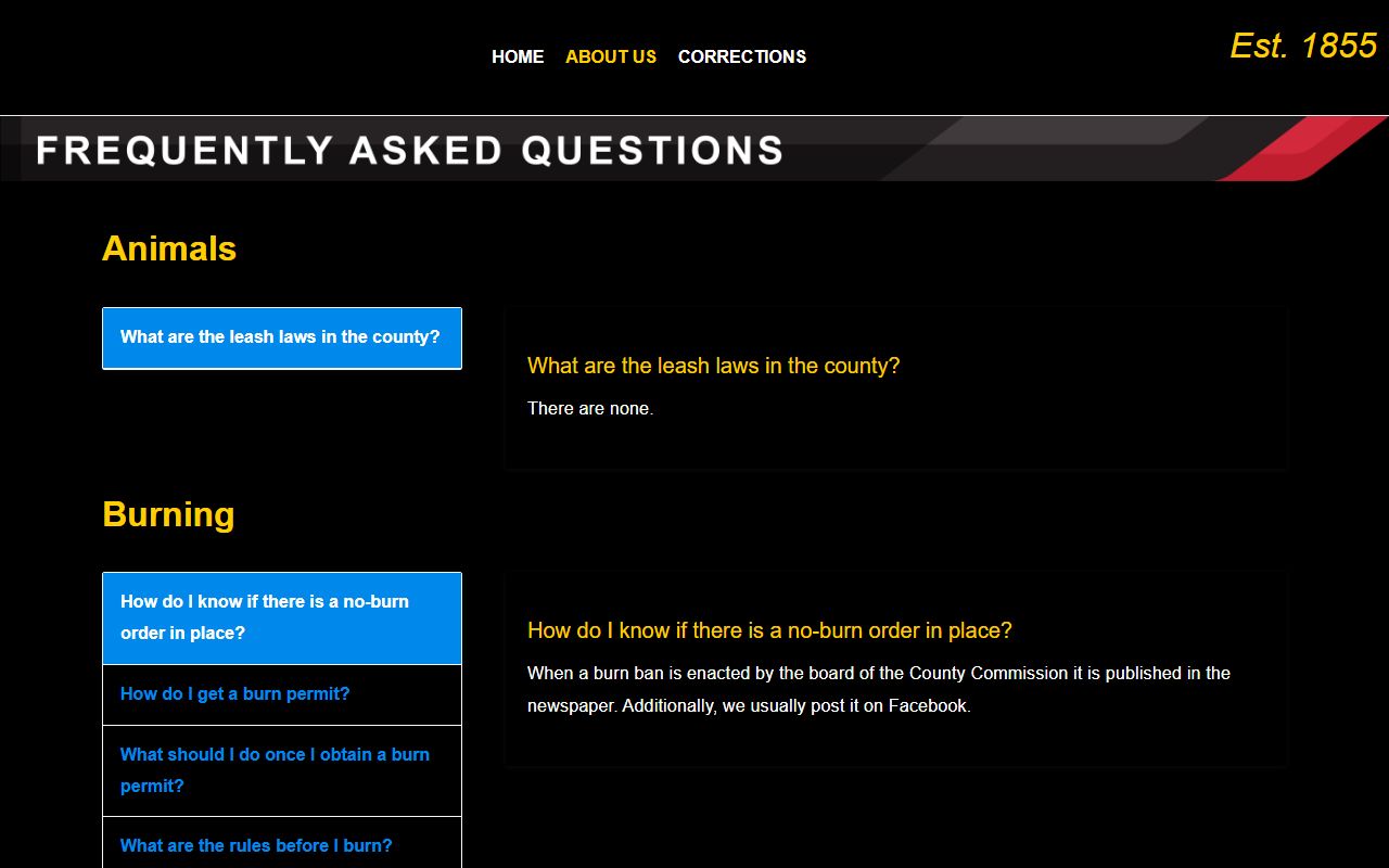 Allen County inmate population sheriff FAQ records and jail information
